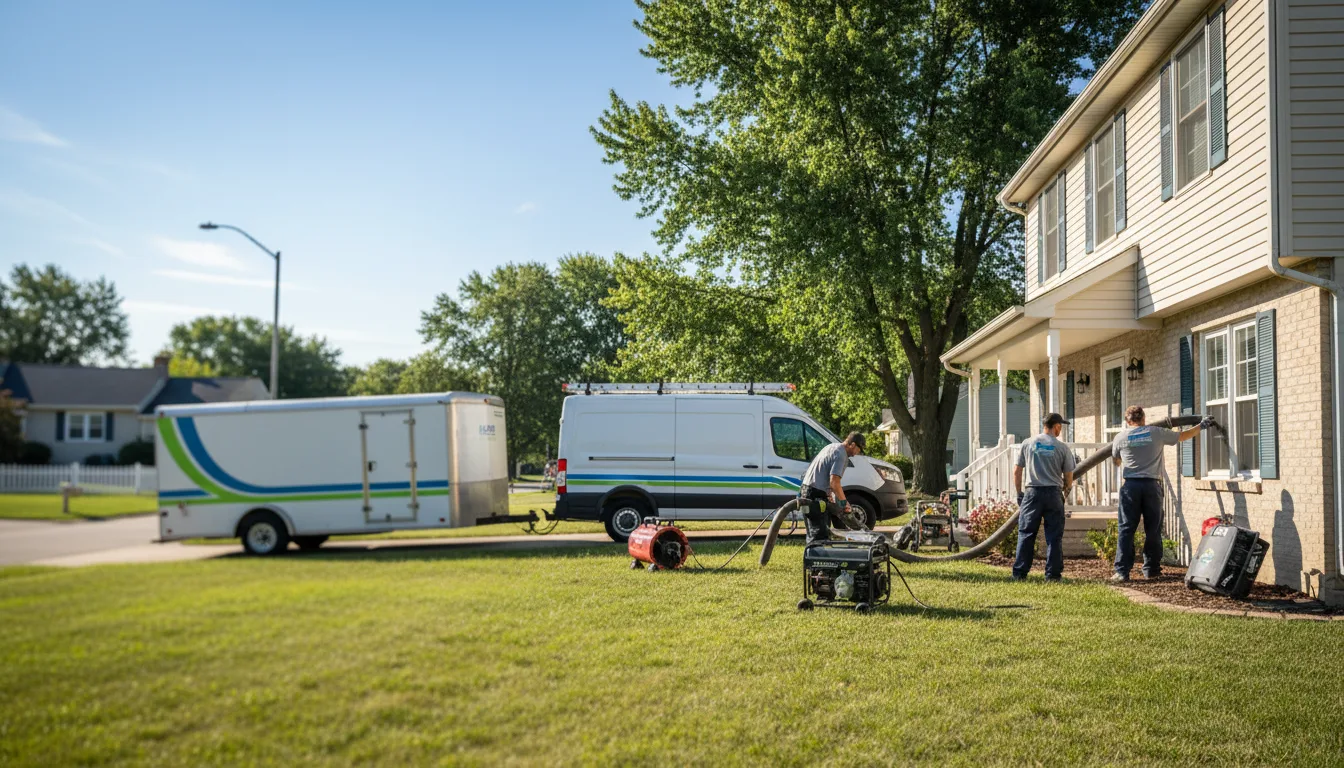Flooded Basement Restoration And Cleanup With Repair in Nebraska City, NE near me